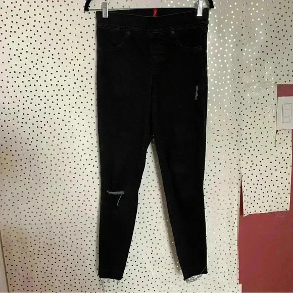 SPANX Vintage Distressed Skinny Jeans - Picture 1 of 9